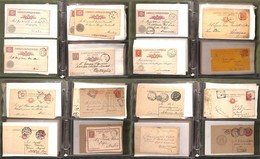 21152 REGNO D'ITALIA - REGNO D'ITALIA - 1877/1942 – Lotto Di Un Cartoncino Di Cartoline Postali In Raccoglitore – Da Esa - Andere & Zonder Classificatie