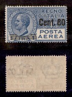 21171 REGNO D'ITALIA - POSTA AEREA - 1927 - 80 Cent Su 1 Lira (9-Aerea) - Gomma Integra (187) - Autres & Non Classés