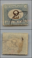 21224 REGNO D'ITALIA - SEGNATASSE - 1870 – Segnatasse- 2 Lire (12) Usato (40) - Autres & Non Classés