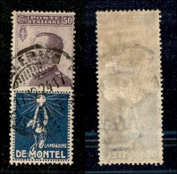 21254 REGNO D'ITALIA - PUBBLICITARI - 1924 – 50 Cent De Montel (12) Usato – Ben Centrato - Andere & Zonder Classificatie