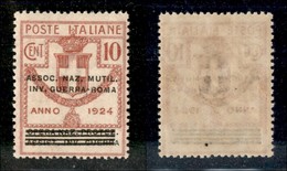 21275 REGNO D'ITALIA - PARASTATALI - 1925 – 10 Cent Invalidi Di Guerra (71) – Gomma Integra - Andere & Zonder Classificatie