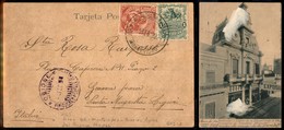 21294 REGNO D'ITALIA - NAVIGAZIONE - Orione/Piroscafo Postale Italiano 4.2.02 – Cartolina Da Montevideo A Santa Margheri - Autres & Non Classés