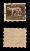 21320 REPUBBLICA SOCIALE - GNR BRESCIA - 1943 - 5 Cent (470/fc) Con Soprastampa A Sinistra - Gomma Integra (120) - Autres & Non Classés