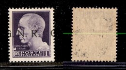 21403 REPUBBLICA SOCIALE - GNR BRESCIA - 1943 - 1 Lira (479/Ifc) Con G A Cavallo - Gomma Integra - Lievi Aderenze Da Cla - Andere & Zonder Classificatie