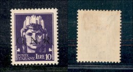 21412 REPUBBLICA SOCIALE - GNR BRESCIA - 1943 - 10 Lire (486/I) (600) - Sonstige & Ohne Zuordnung