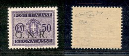 21434 REPUBBLICA SOCIALE - GNR BRESCIA - 1943 – 50 Cent (53/I – Segnatasse) – Gomma Integra – Raybaudi (200) - Autres & Non Classés