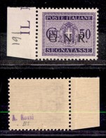 21435 REPUBBLICA SOCIALE - GNR BRESCIA - 1943 – 5 Cent (53/I – Segnatasse) - Altri & Non Classificati