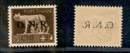 21443 REPUBBLICA SOCIALE - GNR VERONA - 1944 – 5 Cent (470 L) Con Decalco – Gomma Integra (25) - Autres & Non Classés