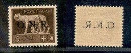 21443 REPUBBLICA SOCIALE - GNR VERONA - 1944 – 5 Cent (470 L) Con Decalco – Gomma Integra (25) - Sonstige & Ohne Zuordnung