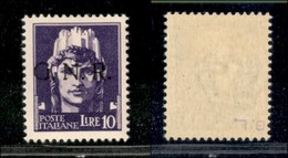 21476 REPUBBLICA SOCIALE - GNR VERONA - 1944 - 10 Lire (486) - Ben Centrato (280+) - Autres & Non Classés