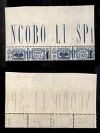 21492 REPUBBLICA SOCIALE - GNR VERONA - 1944 – Coppia Bordo Foglio Del 10 Cent (37+37a – Pacchi Postali) Con Le Diverse  - Autres & Non Classés