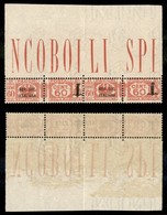 21497 REPUBBLICA SOCIALE - GNR VERONA - 1944 – Coppia Bordo Foglio Del 60 Cent (41+41a – Pacchi Postali) Con Le Diverse  - Sonstige & Ohne Zuordnung