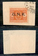 21513 REPUBBLICA SOCIALE - GNR VERONA - 1944 – 1 Lira (55 – Segnatasse) Su Frammento – Verona (Titolare) - Sonstige & Ohne Zuordnung