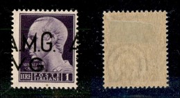 21591 TRIESTE - AMGVG - 1945/1947 – 1 Lira (8hi) Con Soprastampa Spostata A Sinistra Con A A Cavallo – Nuovo Con Gomma ( - Autres & Non Classés