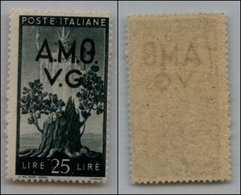 21607 TRIESTE - AMGVG - 1946 – 25 Lire (19n) – G Chiusa – Gomma Integra (70) - Autres & Non Classés