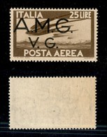 21620 TRIESTE - AMGVG - 25 Lire (7g – Aerea) Con Soprastampa A Sinistra – Gomma Integra (250) - Autres & Non Classés