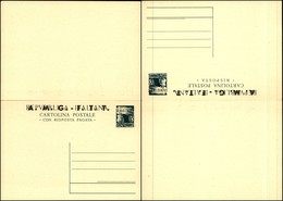 21636 TRIESTE - AMGFTT - 15 + 15 Lire – Cartolina Postale Con Risposta (C11) Nuova - Autres & Non Classés