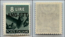 21645 TRIESTE - AMGFTT - 1949 – 8 Lire Democratica (61) – Gomma Integra (70) - Autres & Non Classés