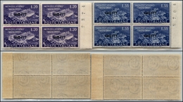 21668 TRIESTE - AMGFTT - 1951 - Montecassino (119/120) - Serie Completa In Quartine - Gomma Integra Con Leggere Bande Br - Autres & Non Classés