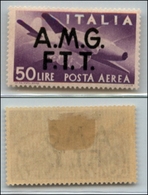 21673 TRIESTE - AMGFTT - 1947 - 50 Lire (6-Aerea) - Gomma Originale (80) - Autres & Non Classés