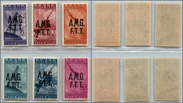 21674 TRIESTE - AMGFTT - 1947 - Radio (7/12-Aerea) - Serie Completa - Gomma Integra (70) - Andere & Zonder Classificatie