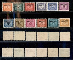 21696 TRIESTE - AMGFTT - 1949/1954 - Segnatasse (16/27) - Serie Completa - 12 Valori - Gomma Integra (35) - Autres & Non Classés