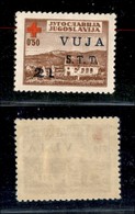 21706 TRIESTE - ZONA B - 1948 - 2 Lire Su 0,50 Din (4) - Gomma Integra (vetrificata) - Andere & Zonder Classificatie