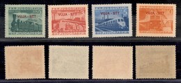 21713 TRIESTE - ZONA B - 1950 - Centenario Delle Ferrovie (19/22) Serie Completa Di 4 Valori - Gomma Integra (60) - Sonstige & Ohne Zuordnung