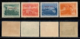 21714 TRIESTE - ZONA B - 1950 - Ferrovie (19/22) - Serie Completa - Gomma Originale (30) - Andere & Zonder Classificatie