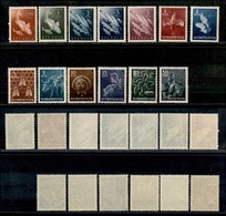 21716 TRIESTE - ZONA B - 1950/1951 - Animali (23/30+35/36) - Due Serie Complete - 12 Valori Con Gomma Integra (250) - Andere & Zonder Classificatie