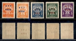 21741 TRIESTE - ZONA B - 1949 - Segnatasse (1/5) - Serie Completa - Gomma Integra (25) - Andere & Zonder Classificatie