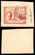 21749 ENISSIONI LOCALI - LIVORNO - 30 Cent (1) Usato Su Frammento (300) - Andere & Zonder Classificatie