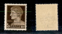 21752 ENISSIONI LOCALI - BASE ATLANTICA - 1943 – 10 Cent (6) – Gomma Integra (25) - Autres & Non Classés