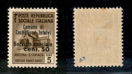 21774 ENISSIONI LOCALI - CASTIGLION D'INTELVI - 1945 – 5 Cent + 50 (1) Nuovo Con Gomma (50) - Autres & Non Classés
