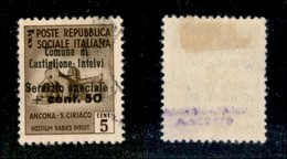 21775 ENISSIONI LOCALI - CASTIGLION D'INTELVI - 1945 – 5 Cent + 50 (1) Usato (60) - Autres & Non Classés
