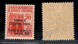 21780 ENISSIONI LOCALI - CASTIGLION D'INTELVI - 1945 – 20 Cent + 50 (5) Nuovo Con Gomma (50) - Autres & Non Classés