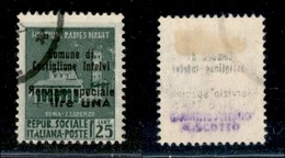 21783 ENISSIONI LOCALI - CASTIGLION D'INTELVI - 1945 – 25 Cent + 1 Lira (6) Usato (60) - Andere & Zonder Classificatie