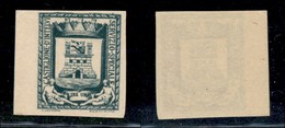 21797 ENISSIONI LOCALI - CASTIGLION D'INTELVI - 1945 – 1 Lira (17a) Bordo Foglio – Non Dentellato – Gomma Integra (120) - Andere & Zonder Classificatie