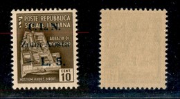 21830 EMISSIONI CLN - AOSTA - 1944 – 10 Cent + 5 Lire (5) – Gomma Integra (65) - Autres & Non Classés