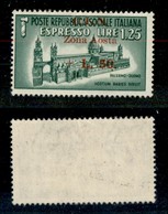 21832 EMISSIONI CLN - AOSTA - 1944 – 50 Lire Su 1,50 Espresso (8) – Gomma Integra (200) - Other & Unclassified
