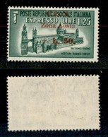 21832 EMISSIONI CLN - AOSTA - 1944 – 50 Lire Su 1,50 Espresso (8) – Gomma Integra (200) - Autres & Non Classés