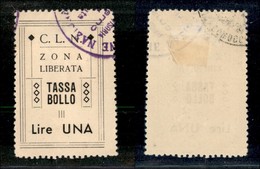 21843 EMISSIONI CLN - DOMODOSSOLA - Governo Provvisorio Dell'Ossola – 1944 – 1 Lira (Errani2) – Gomma Originale - Autres & Non Classés