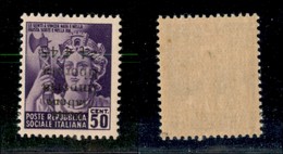 21845 EMISSIONI CLN - IMPERIA - 1945 – 50 Cent (6a) Con Soprastampa Capovolta – Gomma Integra (195) - Autres & Non Classés