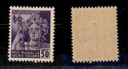 21845 EMISSIONI CLN - IMPERIA - 1945 – 50 Cent (6a) Con Soprastampa Capovolta – Gomma Integra (195) - Sonstige & Ohne Zuordnung