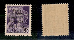 21846 EMISSIONI CLN - IMPERIA - 1945 – 50 Cent (6dd) Senza Trattini – Gomma Integra (210) - Altri & Non Classificati