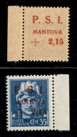 21876 EMISSIONI CLN - MANTOVA - 1945 – 35 Cent + 1.25 Lire (3aa) Bordo Foglio – Soprastampa Recto Verso – Gomma Integra  - Andere & Zonder Classificatie