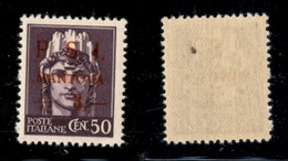 21877 EMISSIONI CLN - MANTOVA - 1945 – 50 Cent + 3 Lire (4w) Senza Punto Dopo S – Gomma Integra (25) - Andere & Zonder Classificatie