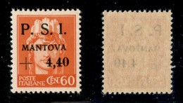 21880 EMISSIONI CLN - MANTOVA - 1945 - 60 Cent + 4,40 Lire (5) - Gomma Integra (30) - Sonstige & Ohne Zuordnung