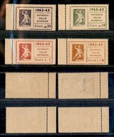 21906 EMISSIONI CLN - VALLE BORMIDA - 1945 - Statua Di Teseo (16/19) - Serie Completa Di 4 Valori - Nuovi Con Gomma - Bo - Andere & Zonder Classificatie