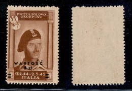 21921 CORPO POLACCO - POSTA AEREA - 1946 - 5 Zloty Su 2 (1-Aerea) - Senza Gomma (50) - Autres & Non Classés